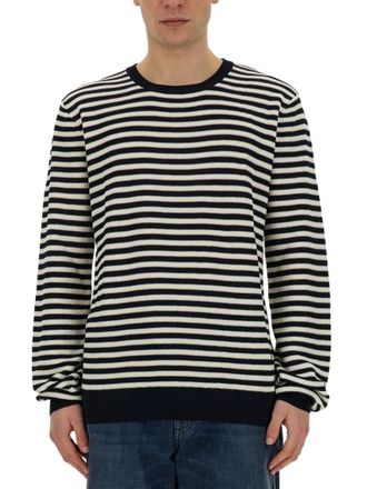Dolce & Gabbana Black Crew Neck Sweaters