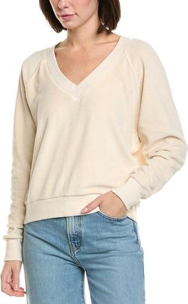 perfectwhitetee Perfectwhitetee Velour V-Neck Sweatshirt