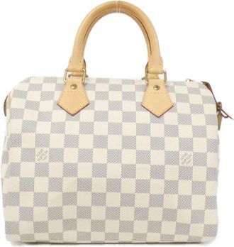 Louis Vuitton Azur Coated Canvas Boston Bag (Pre-Owned)