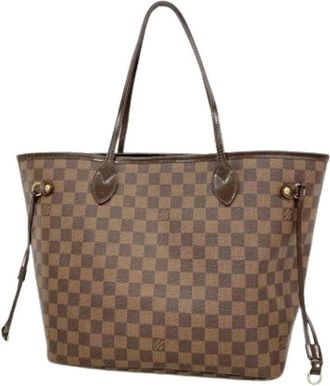 Louis Vuitton Pre-owned Tote Bags, female, Brown, Size: ONE SIZE Pre-owned Neverfull MM Tote Bag