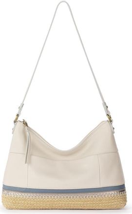 The Sak Melrose Leather Shoulder Bag in Coastal Block Espadrille at Nordstrom