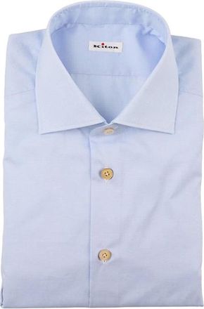 Kiton Overhemden, Heren, Blauw, 3Xl, Camicia