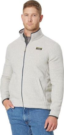 L.L.Bean Mountain Classic Fleece Jacket Mens Clothing Clay Heather : 2XL, Polyester/Fleece