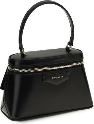 Givenchy Womens Antigona Mini Top Handle Bag Black Calf Leather Bos