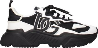 Dolce & Gabbana Hombres Zapatillas Piel Blanco/Negro