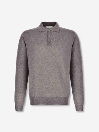 Canali Cotton Polo Logo