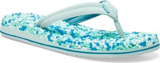 Sanuk Bubblecush Flip Flop in Spa Blue Multi at Nordstrom, Size 11