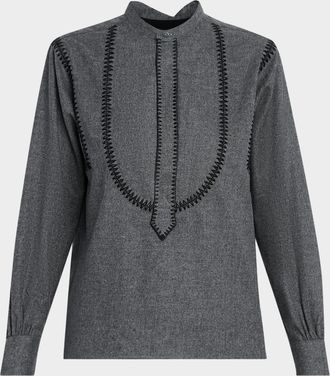 S&eacute;bline Marocaine Painters Stripe Shirt