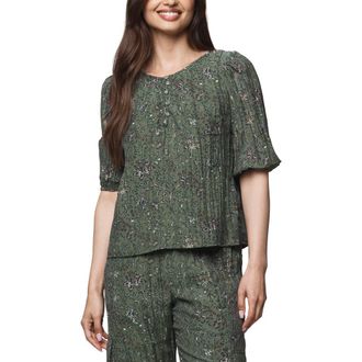 Splendid Versailles Floral Puff Sleeve Top in Vine Floral Print at Nordstrom Rack, Size X-Large