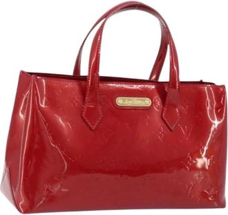 Louis Vuitton Pre-owned Handbags, female, Red, Size: ONE SIZE Pre-owned Vintage Patent Hand Bag