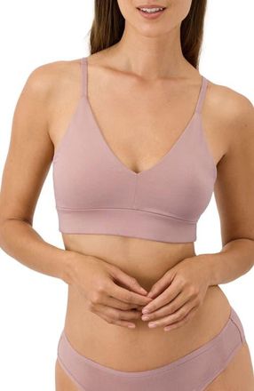Pact Everyday Classic T-Shirt Bra Made With Organic Cotton in Dusted Violet at Nordstrom, Size Small