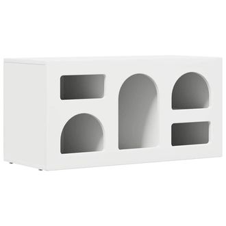 vidaXL Mobile Tv Elst 80 X 35 X 40 Cm Bianco Legno Ingegnerizzato Vidaxl