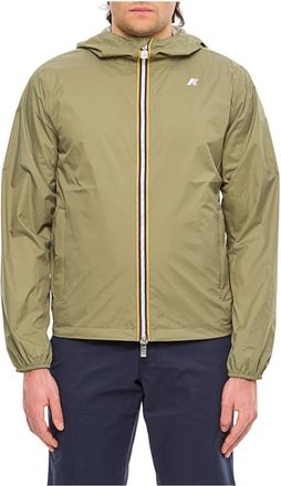 K-Way Jake Plus. 2 Double Jacket - Heren - Regenjassen - Groen - M - Nylon - Jassen