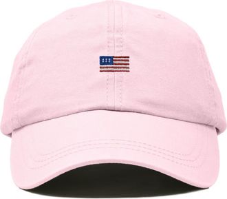 Dalix USA Flag Dad Cap in Washed Pink at Nordstrom