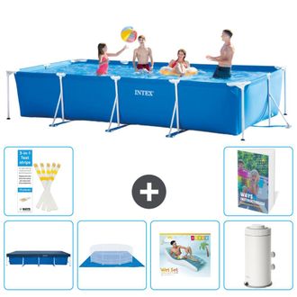 Intex Piscina Con Estructura Rectangular - 450x220x84 Cm - 7-piezas S148