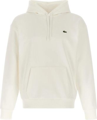 Lacoste Sweatshirts - Heren - Hoodies - Wit - XL - Katoen - Hoodies & sweatvesten
