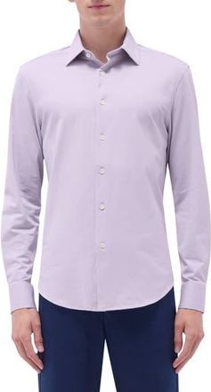 Bugatchi James OoohCotton Button-Up Shirt in Lilac at Nordstrom Rack, Size Xxx-Large