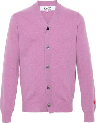 Comme Des Gar&ccedil;ons Cardigan con scollo a V - Viola