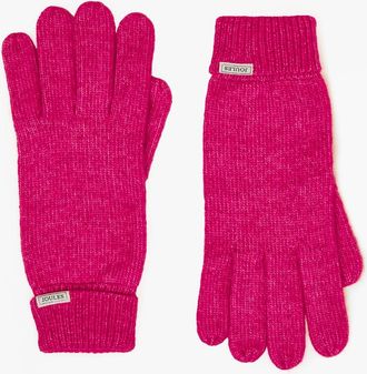Joules Womens Joules ROSA Womens Gloves Pink - Size: S/M