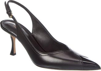 Ferragamo Egna Leather Slingback Pump