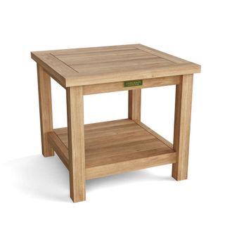 Anderson Teak 22 Square 2-Tier Side Table