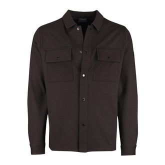 Cavallaro Heren, Overhemden, Bruin, Maat: 2XL