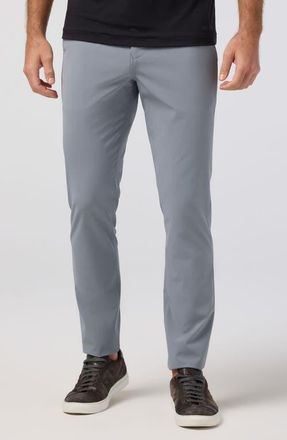Mizzen+Main Helmsman Slim Fit Performance Chinos in Smoke at Nordstrom, Size 32 X 32