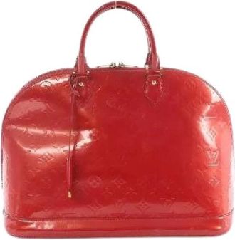 Louis Vuitton Pre-owned Handbags, female, Red, Size: ONE SIZE Pre-owned Alma GM
