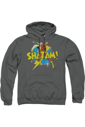 Gildan DC Comics Shazam Power Bolt Adult Pull Over Hoodie / Hooded Sweatshirt