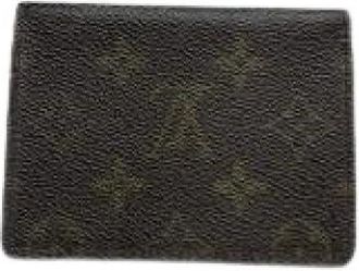 Louis Vuitton Pre-owned Vintage Kaarthouder - Dames - Vintage Accessoires - Bruin - ONE Size - Leer - Vintage
