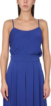 Max Mara Seidencharmeuse Smoking Top