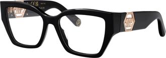 Philipp Plein Capture Optisch Montuur - Dames - Brillen - Zwart - 54 MM - Accessoires