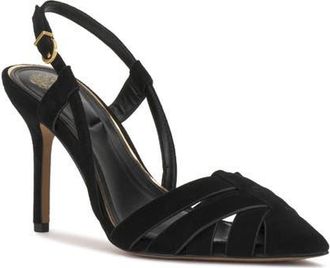 Vince Camuto Marsia Slingback Pointed Toe Pump in Black at Nordstrom, Size 8.5