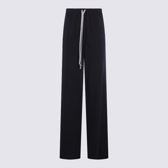 Rick Owens Black Cotton Pants