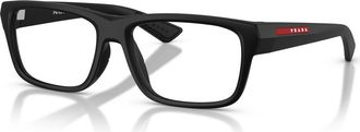 Prada 54mm Rectangle optical glasses in Black at Nordstrom