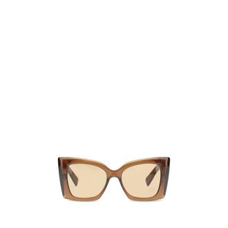 Saint Laurent Brown Nylon Womens Sunglasses
