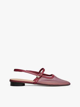 Tommy Hilfiger Mesh Slingback Round Heel Ballerinas
