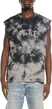 Purple Sleeveless Cotton Graphic T-Shirt in Grey at Nordstrom, Size Xx-Large