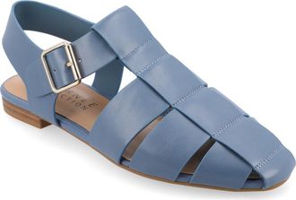 Journee Collection Cailinna Sandal in Blue at Nordstrom Rack, Size 10