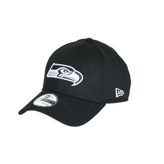 New Era 39Thirty Stretch Cap - NFL Seattle Seahawks Black - L/XL
