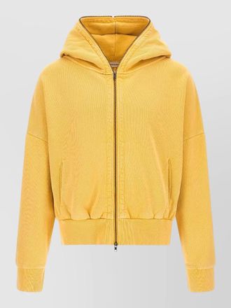 Entire studios cotton zip hooded jacket