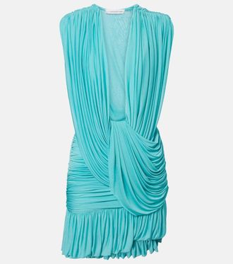 CHRISTOPHER ESBER Ripple draped jersey minidress