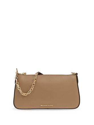 Michael Michael Kors Empire leren schoudertas - Bruin