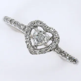 C&A White Gold White Gold (14K) Band Ring (Pre-Owned)