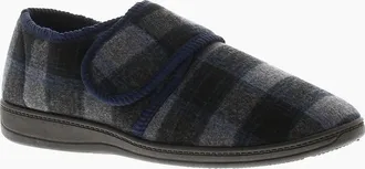 Jojoe Mens Jo & Joe Mens Slippers Frederick navy UK Size - Blue - Size: 10