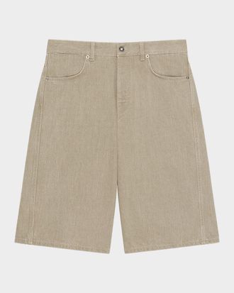 Givenchy Men & apos;s Couture Seam Chino Bermuda Shorts
