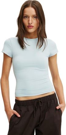 Cotton On Womens Hold Me Short Sleeve Crew Neck in Iced Marine at Nordstrom, Size X-Small