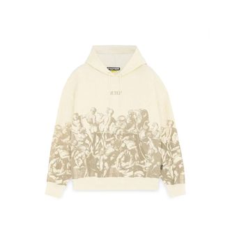 Iuter Hoodies, male, Beige, Size: XS Battle Reverse Hoodie