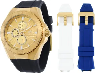 Technomarine Cruise Quartz Gold Dial Mens Watch TM-124018