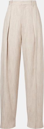 Bottega Veneta Pantaloni tapered a vita alta